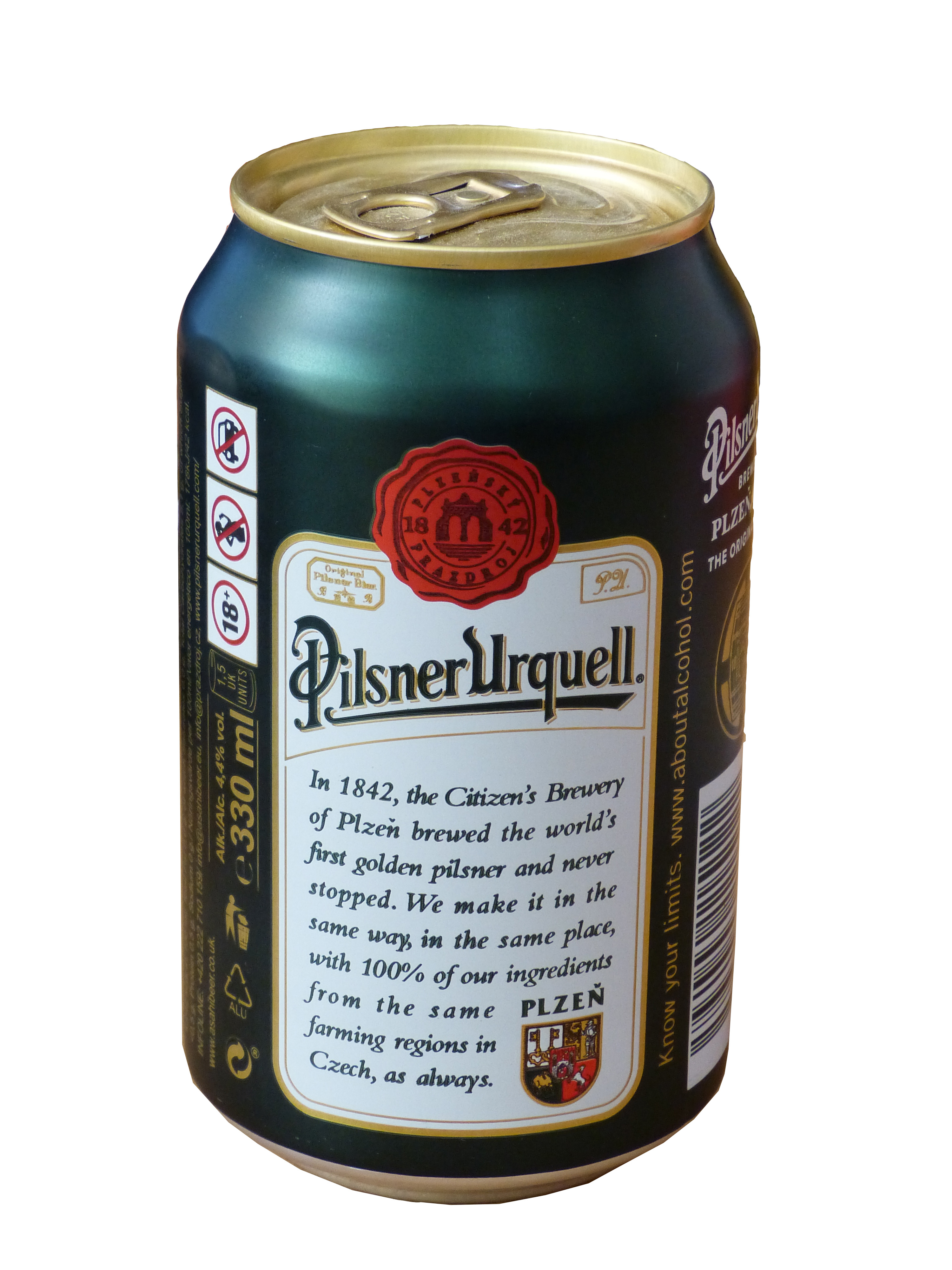 Bia lon Pilsner Urquell 330ml (Cộng Hòa Czech) (Thùng 24 Lon)